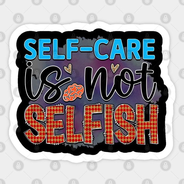 Mind Matters: Spread Positivity and Self-Care Awareness Sticker by Steve
